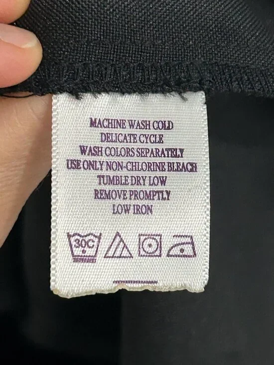 Roamans Womens Black Formal Dress Pleated Short Sleeve Detail Sz 24 W - Picture 8 of 10